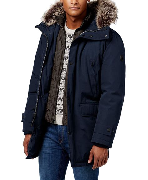 michael kors mens bubble coat|Michael Kors hoodie.